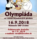 Olympiáda vo varení Bryndzových pirohov – Registrácia družstiev